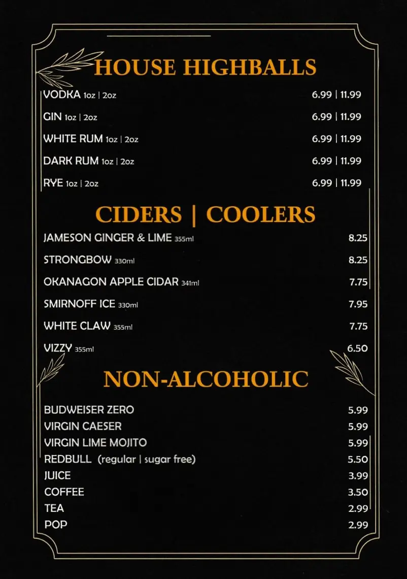 Fresh drinks and beverages at Western Barcode Edmonton